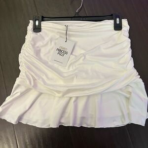 Princess Polly Cream Mini Skirt